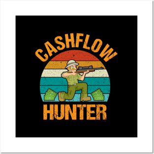 Cashflow Hunter - hunt for money! Posters and Art